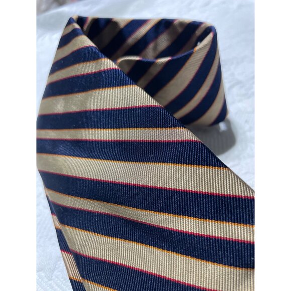 Robert Talbott Hand-Sewn Striped Mens Tie - Picture 3 of 3